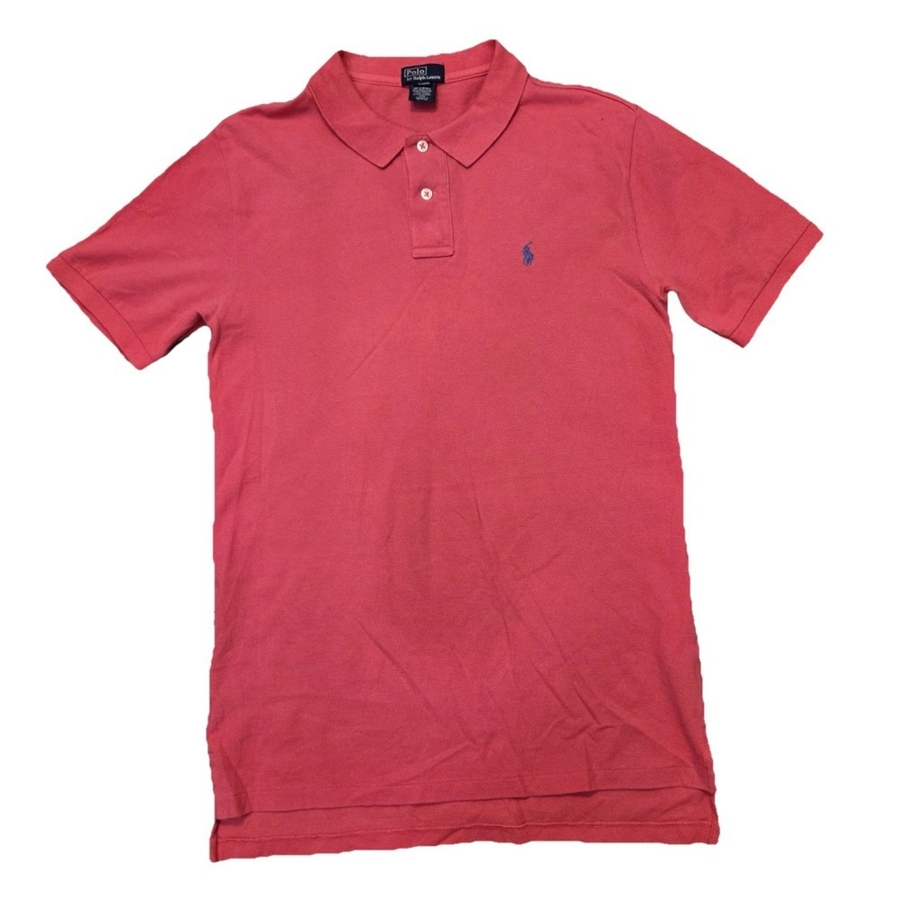 Polo Ralph Lauren Custom Slim-Fit Shirt  Red XL (20)